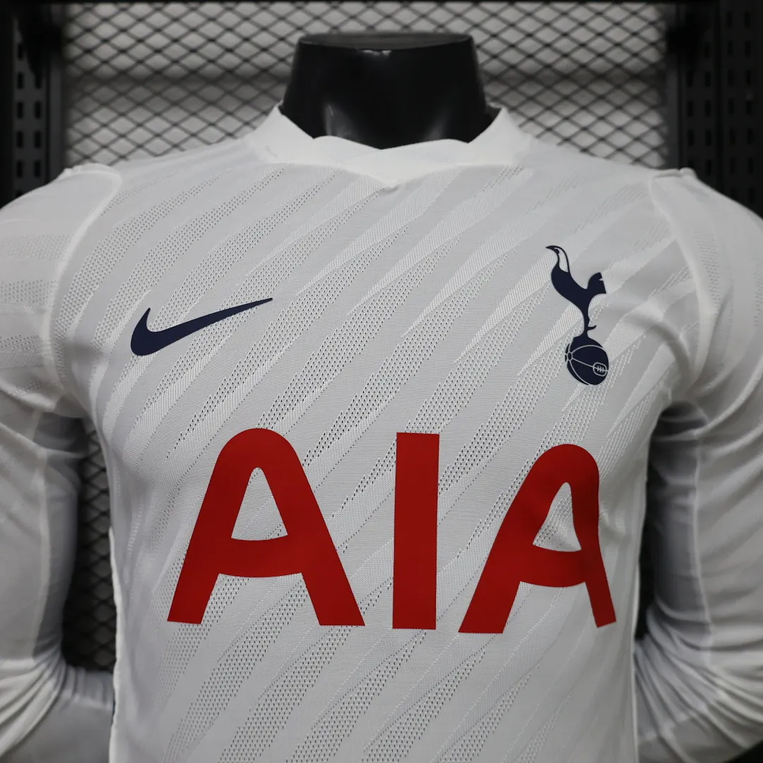 2026/27 Premier League Tottenham Hotspur Team Home Football Jersey Player Version Long Sleeves - JerseyFun