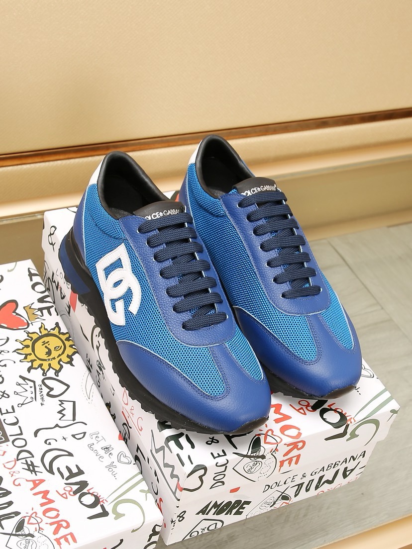 DOLCE & GABBANA Mixed-material DG CUSHION sneakers
