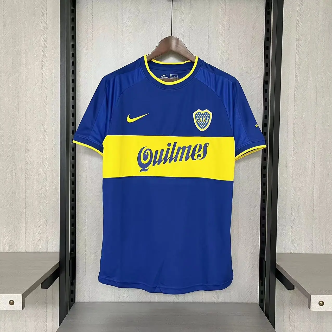 Retro 2000-01 Boca Juniors home Football jersey Retro