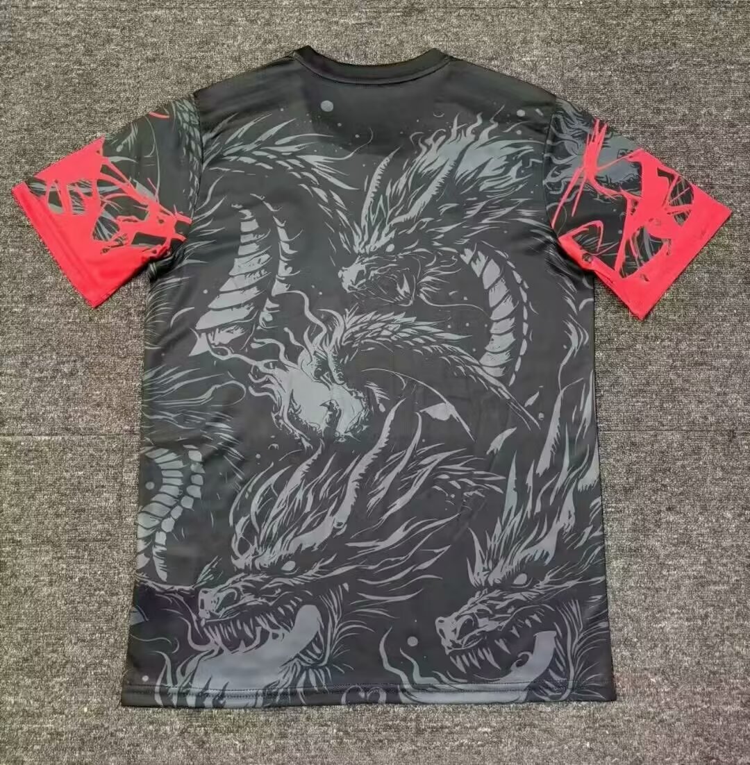 2024/2025 Real Madrid Special Red Dragon Head Dragon Football Shirt 1:1 Thai Quality