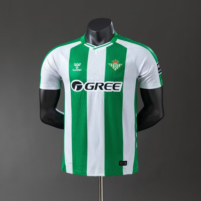 2025/2026 La Liga Real Betis Team Home Football Jersey Player Version