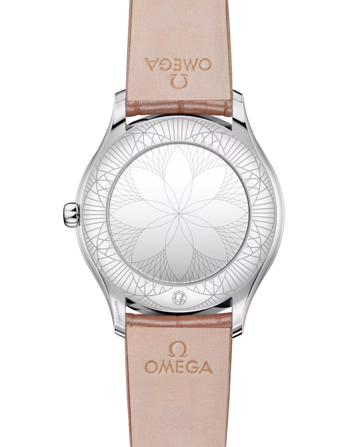Omega De Ville Trésor 36 mm White Dial with Diamonds Stainless Steel Strap 428.18.36.60.05.002