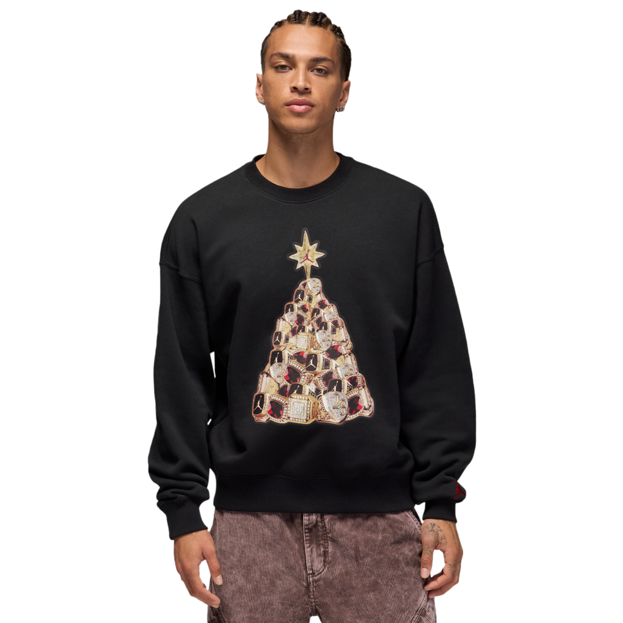 Jordan Brooklyn Holiday Fleece Crew