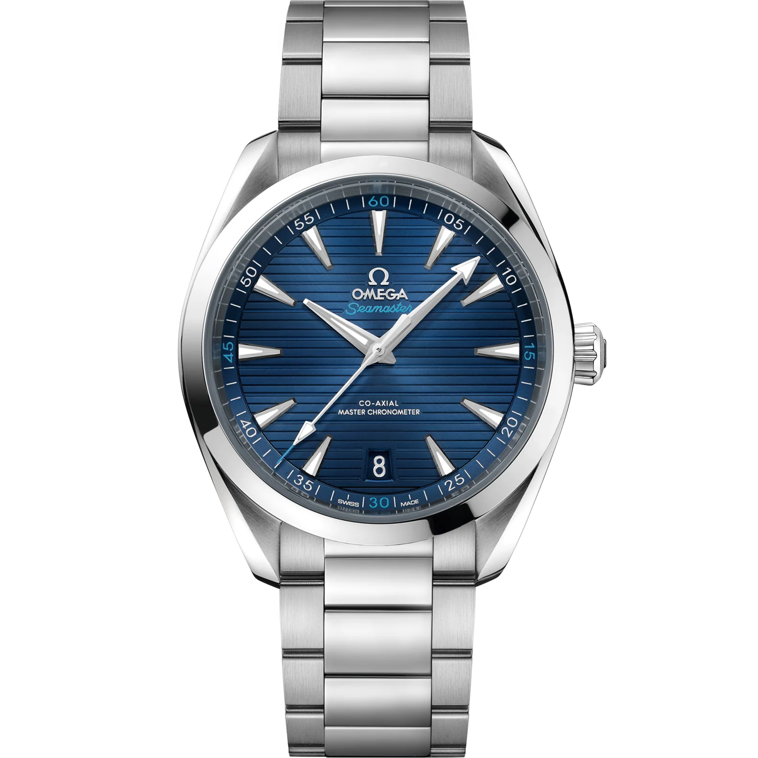 OMEGA Seamaster Aqua Terra 41mm Blue Dial Stainless Steel Bracelet 220.10.41.21.03.001