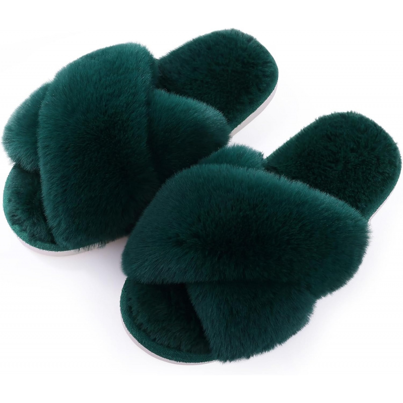 Women's Fuzzy Slippers