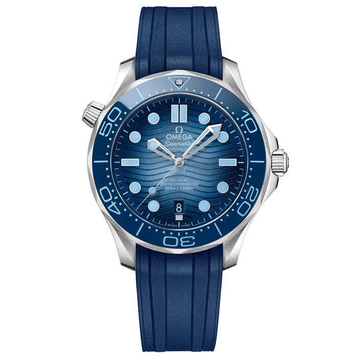 Omega Seamaster Diver 300M Chronometer 42mm Summer Blue Watch 210.32.42.20.03.002