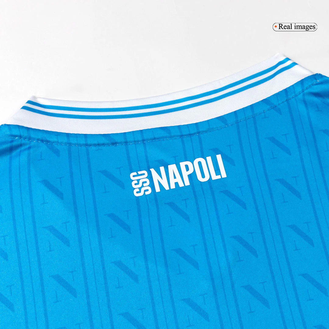 Napoli Home Soccer Jersey 2025/26 Signed by Neres #7