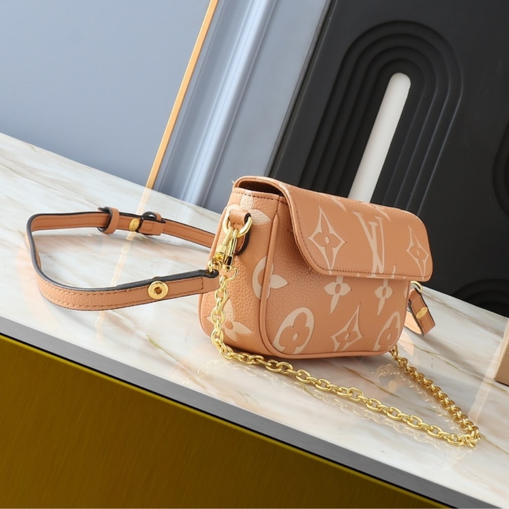 Louis Vuitton Ivy Bag Monogram Empreinte Cream 23.5Cm M12758