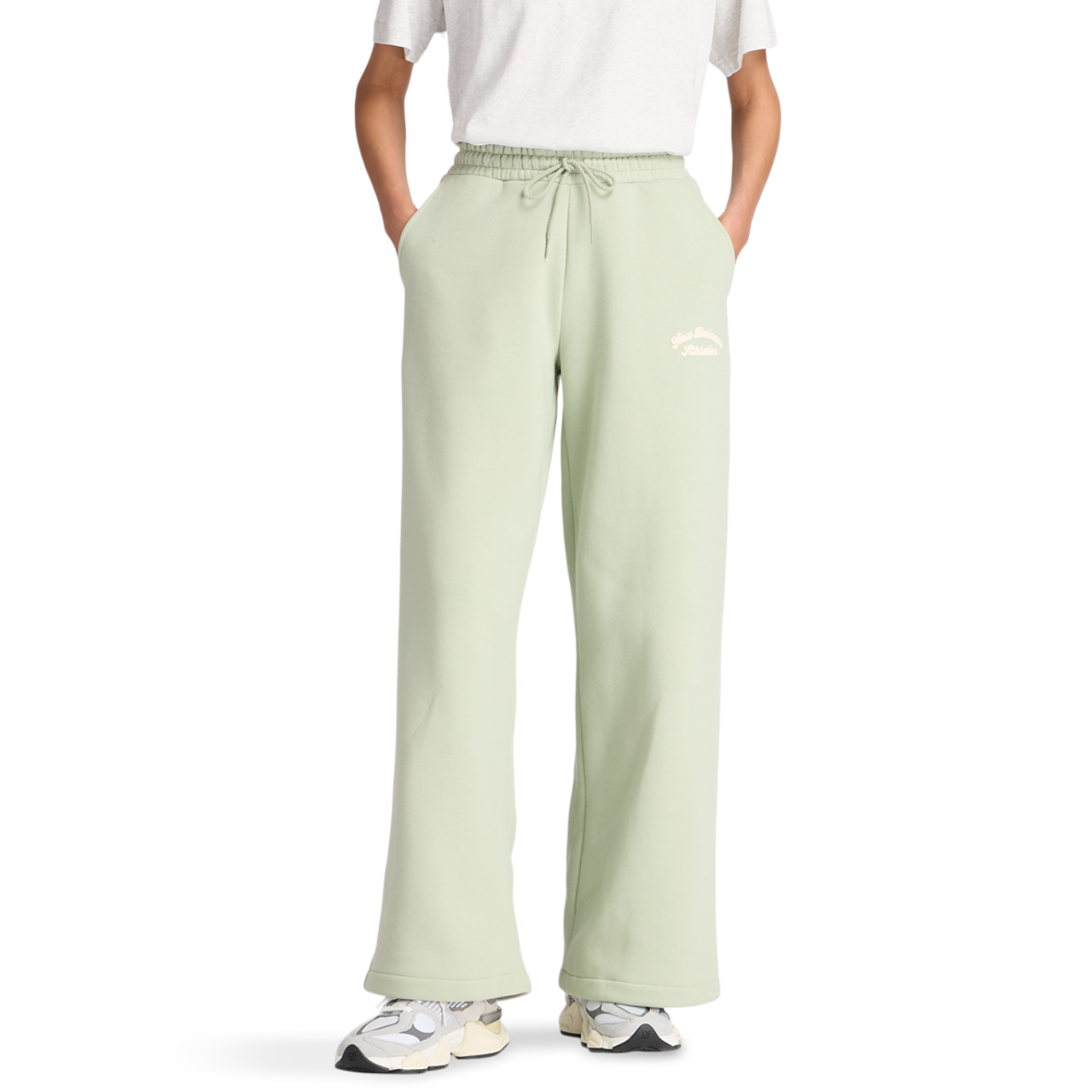 New Balance Linear Heritage Fleece Wide Leg Pants