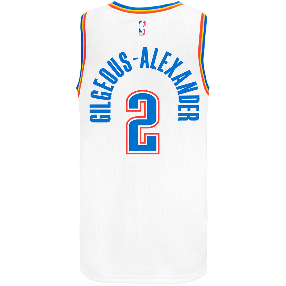 OKLAHOMA CITY THUNDER SHAI GILGEOUS-ALEXANDER ASSOCIATION SWINGMAN JERSEY 2024-25