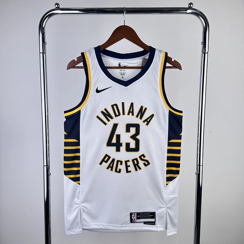 2023 NBA Indiana Pacers 43 SIAKAM Basketball Jersey
