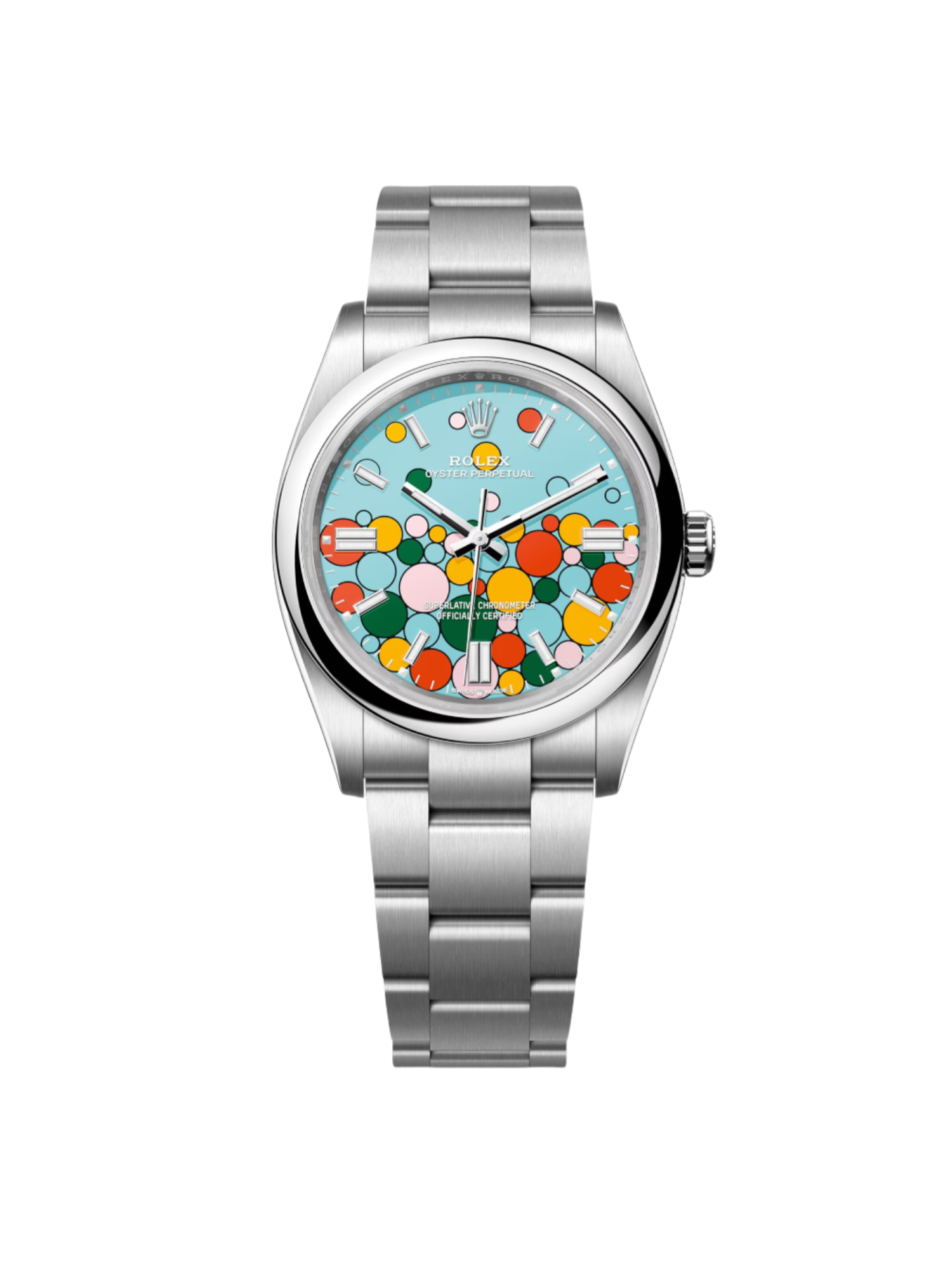 Rolex Oyster Perpetual 36mm 126000-0009 Turquoise Celebration Dial Oyster Bracelet