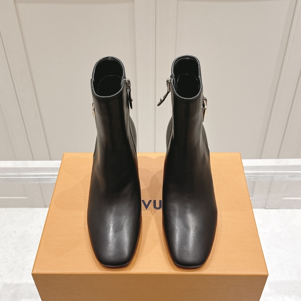 Louis Vuitton Silhouette Ankle Boot Black 1Aiefp