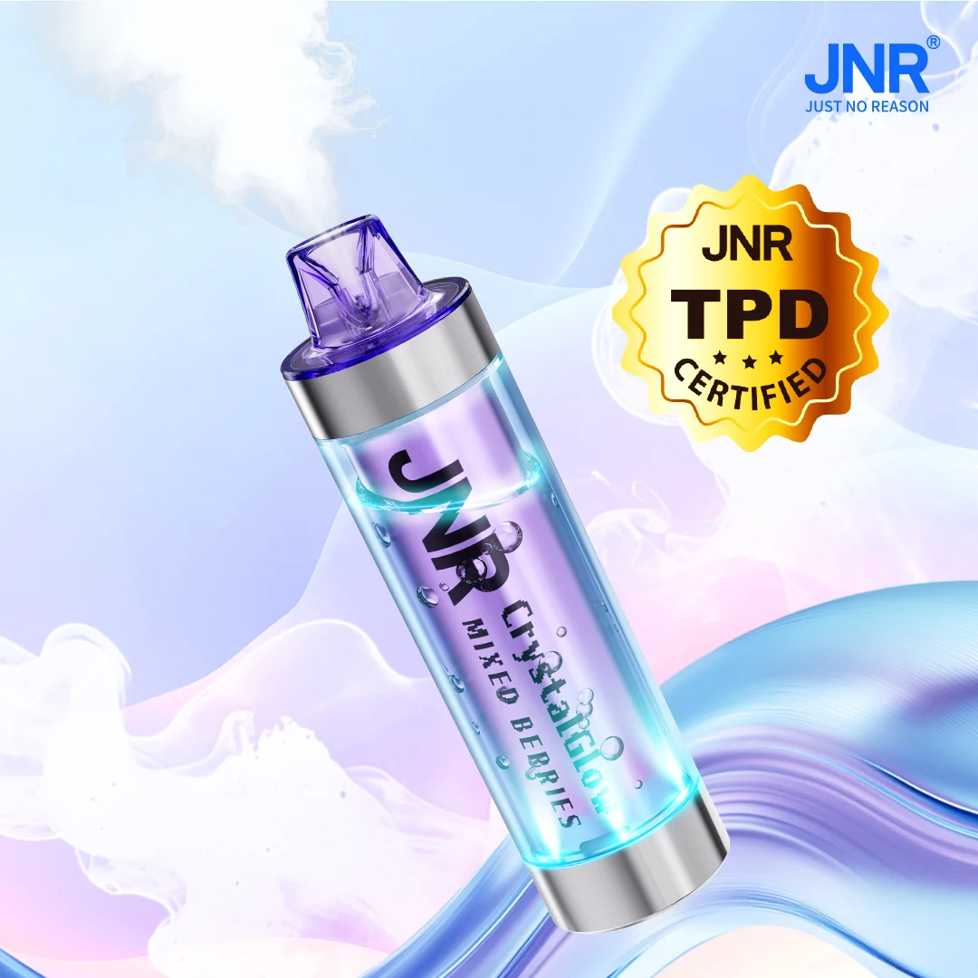 JNR Crystal Glow 33K Puffs - Kit Pod Remplissable et Rechargeable