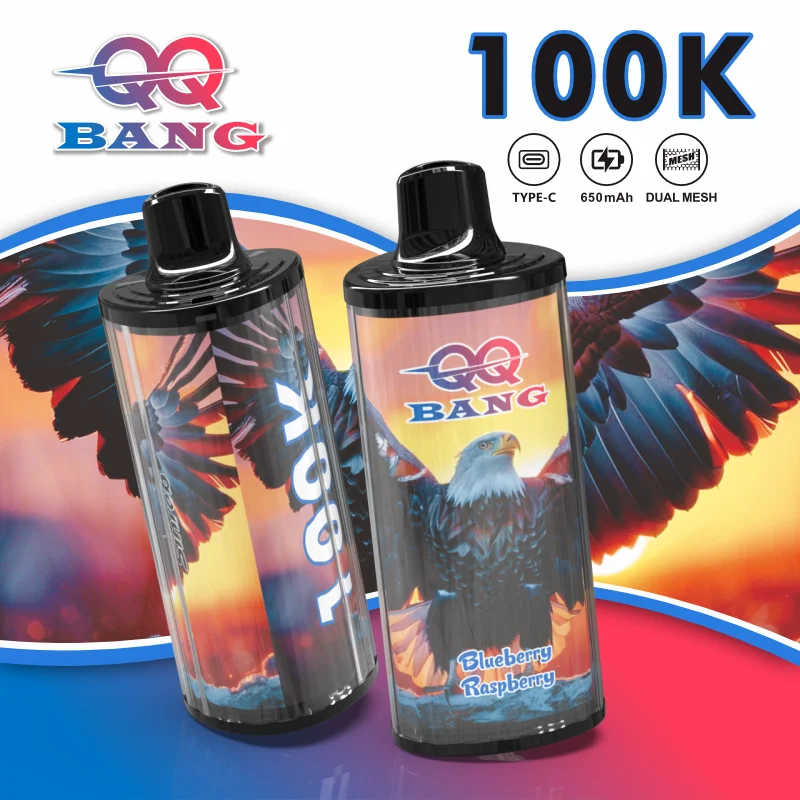 QQ BANG 100K Puffs Prefilled Hookah Vape |  Rechargeable
