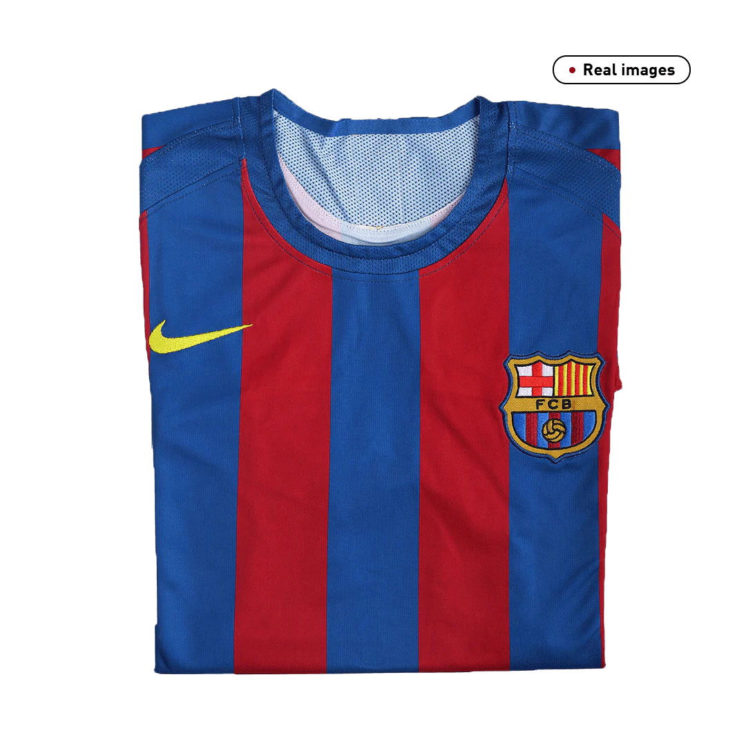 Barcelona MESSI #30 2005/06 Retro Home Soccer Jersey - UCL Final