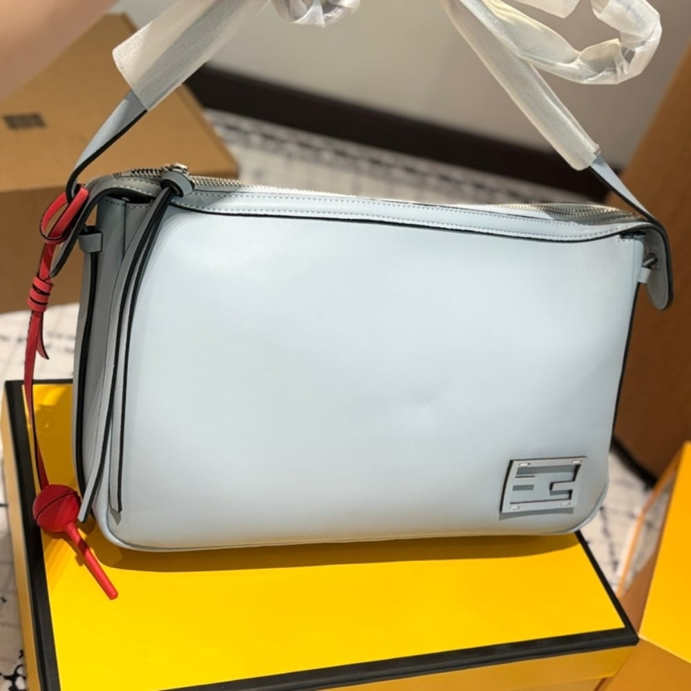 Fendi Simply Fendi Mini Bag Light Blue 23Cm