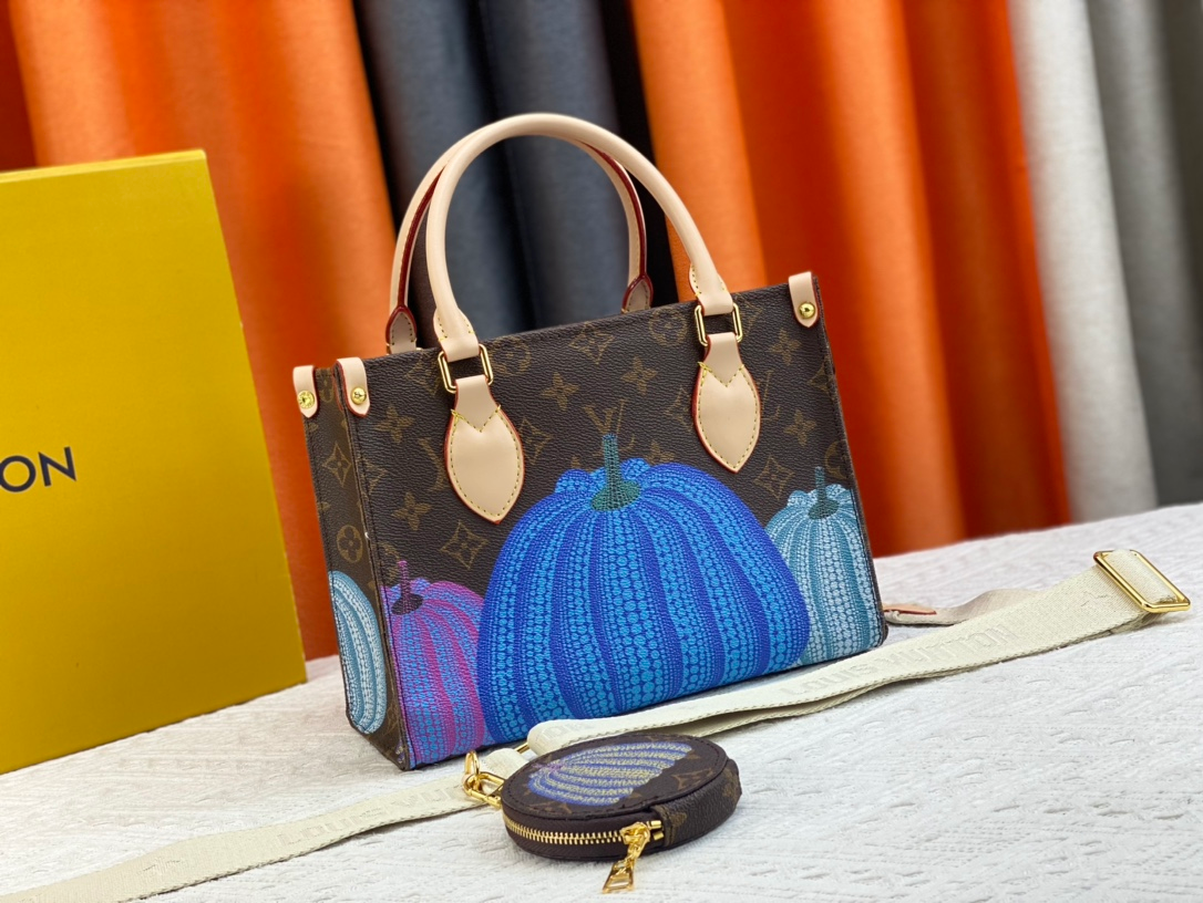 Louis Vuitton X Yayoi Kusam Onthego 25Cm M46466