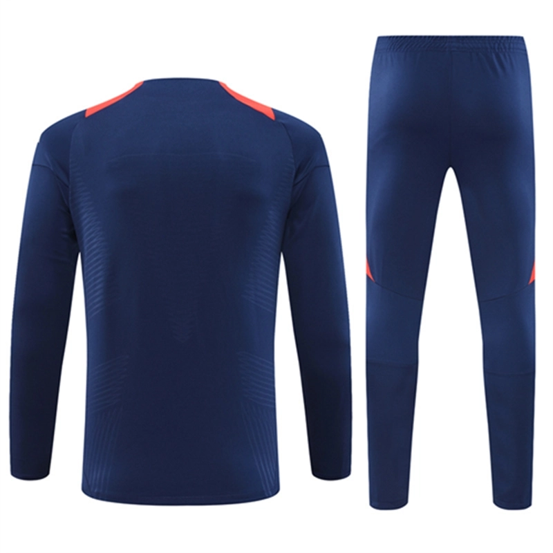 2024-25 Manchester United Royal Blue Long Sleeve Training Suit