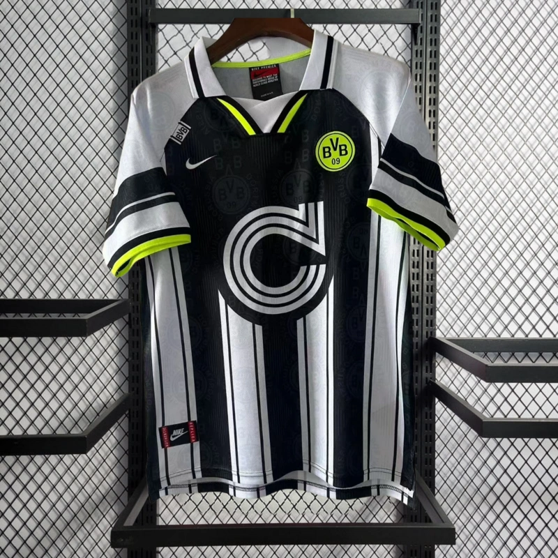 Retro 1995 Dortmund Away Football jersey retro