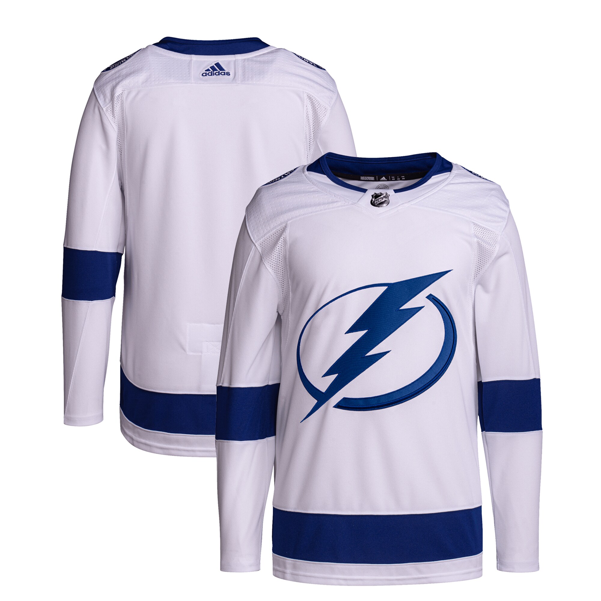 Tampa Bay Lightning adidas Away Primegreen Authentic JerseyÂ â€“ White