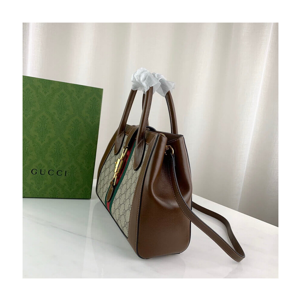 Gucci Jackie 1961 Medium Tote Bag in GG Supreme 30cm