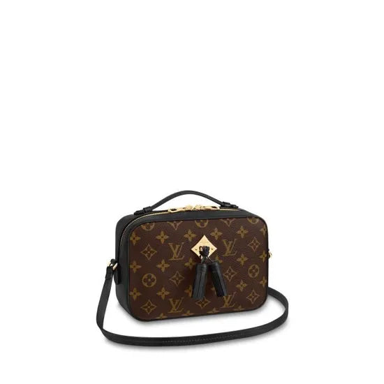 Louis Vuitton Saintong Monogram Canvas Black 22Cm