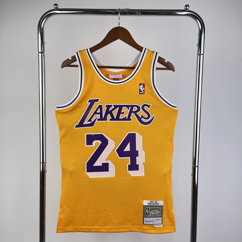 2007-08 NBA Lakers 24 BRYANT Basketball Jersey