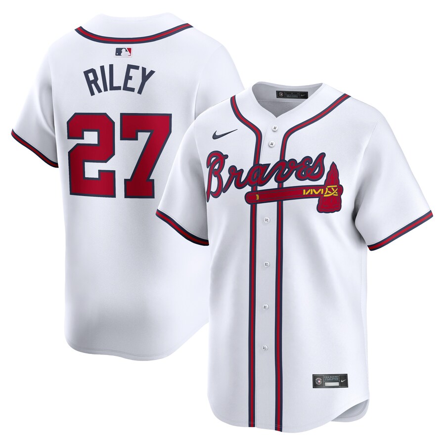 Austin Riley Atlanta Braves Home Limited Player Jersey White