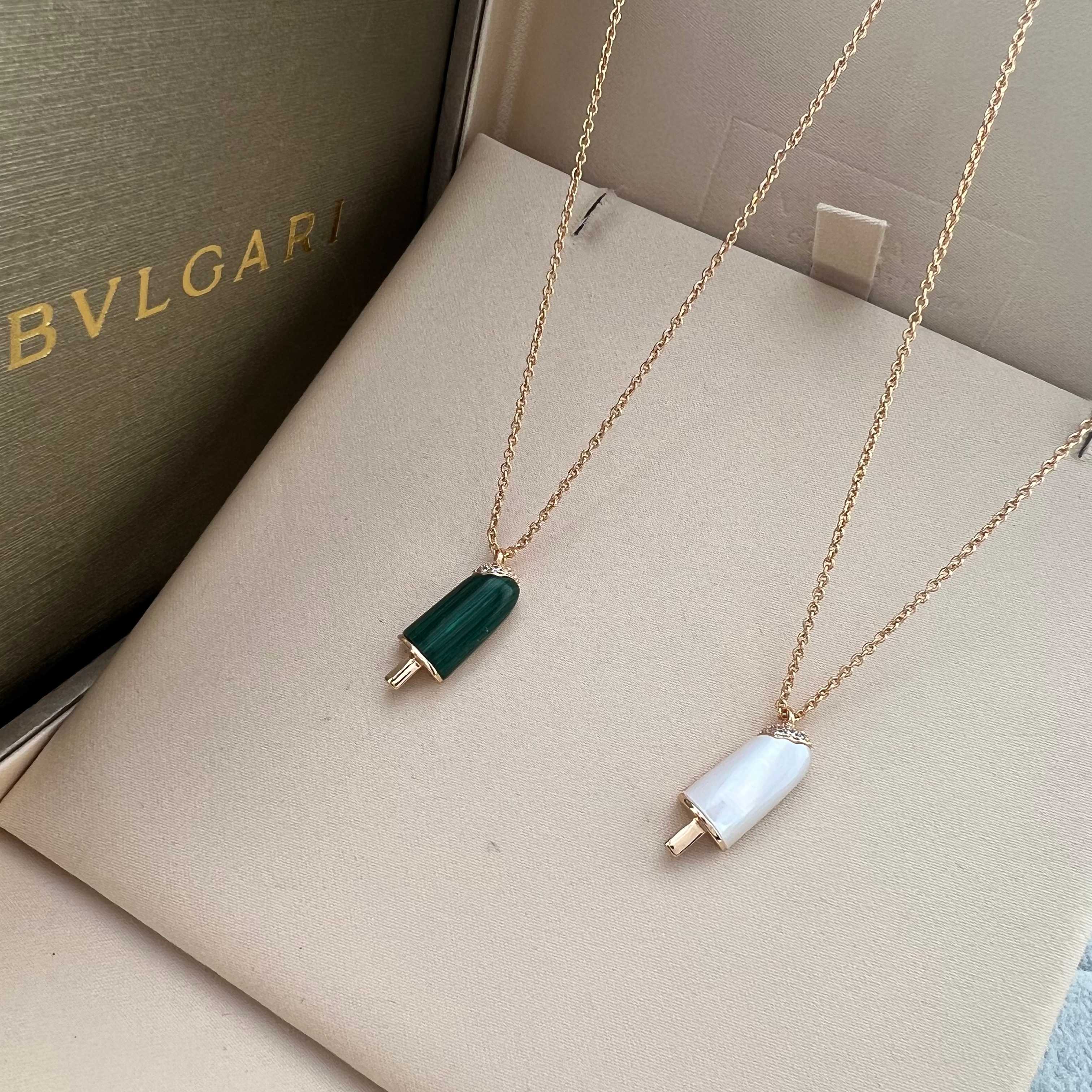 Rose Gold Ice Cream Necklace