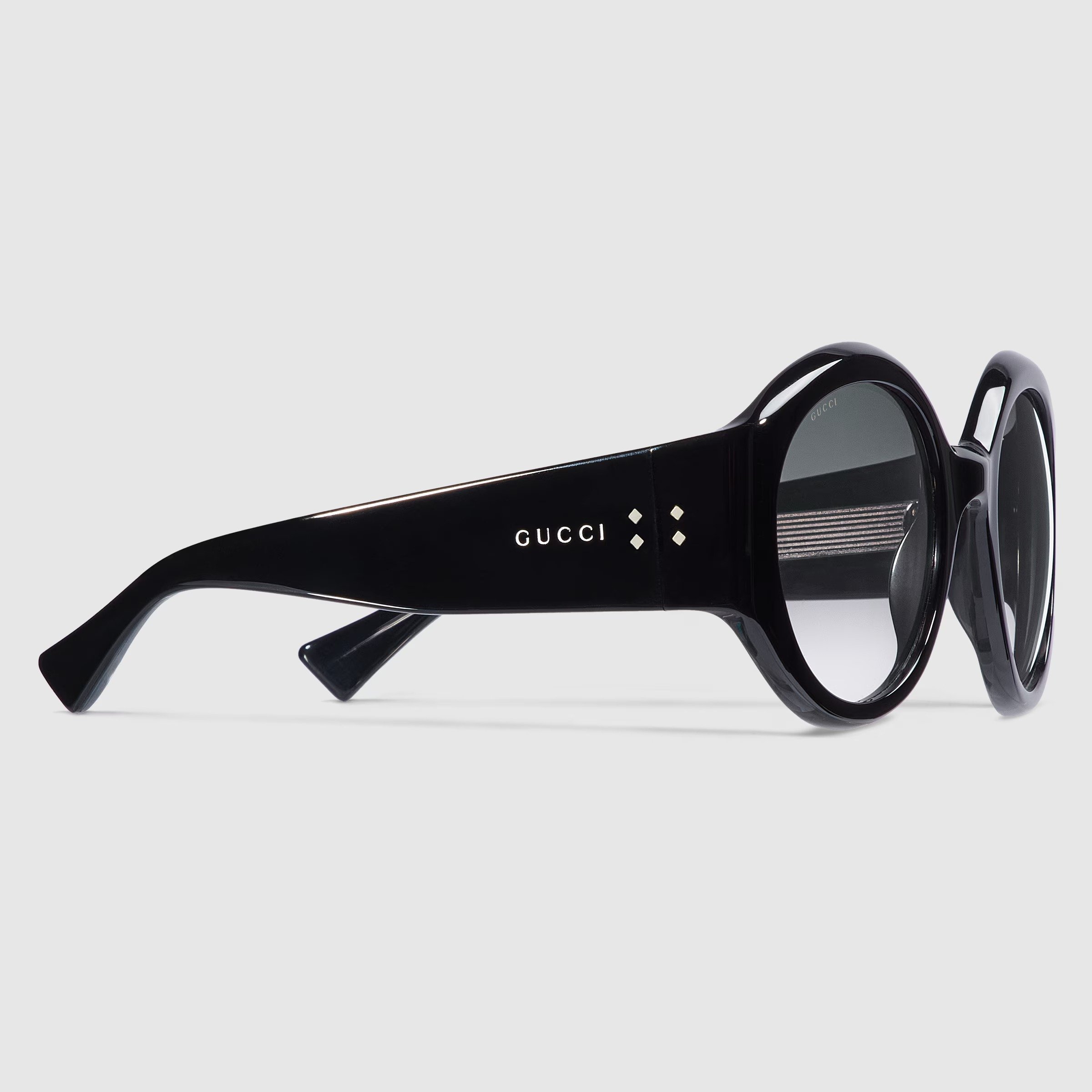 Gucci Black Round Frame Sunglasses GG2014S