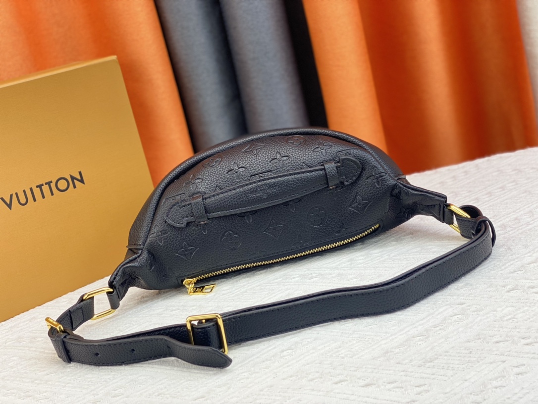 Louis Vuitton Monogram Empreinte Black Bumbag M44812