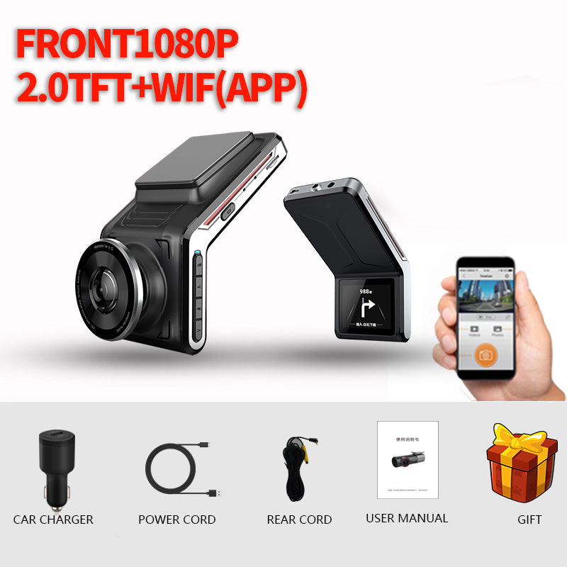 2k dash cam wifi car camera