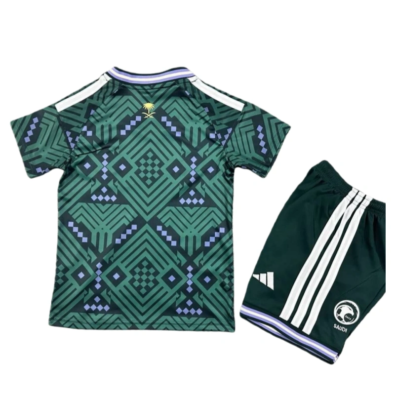 World Cup 2025-26 Saudi Arabia Team Home Football Jersey Kids Version - JerseyFun