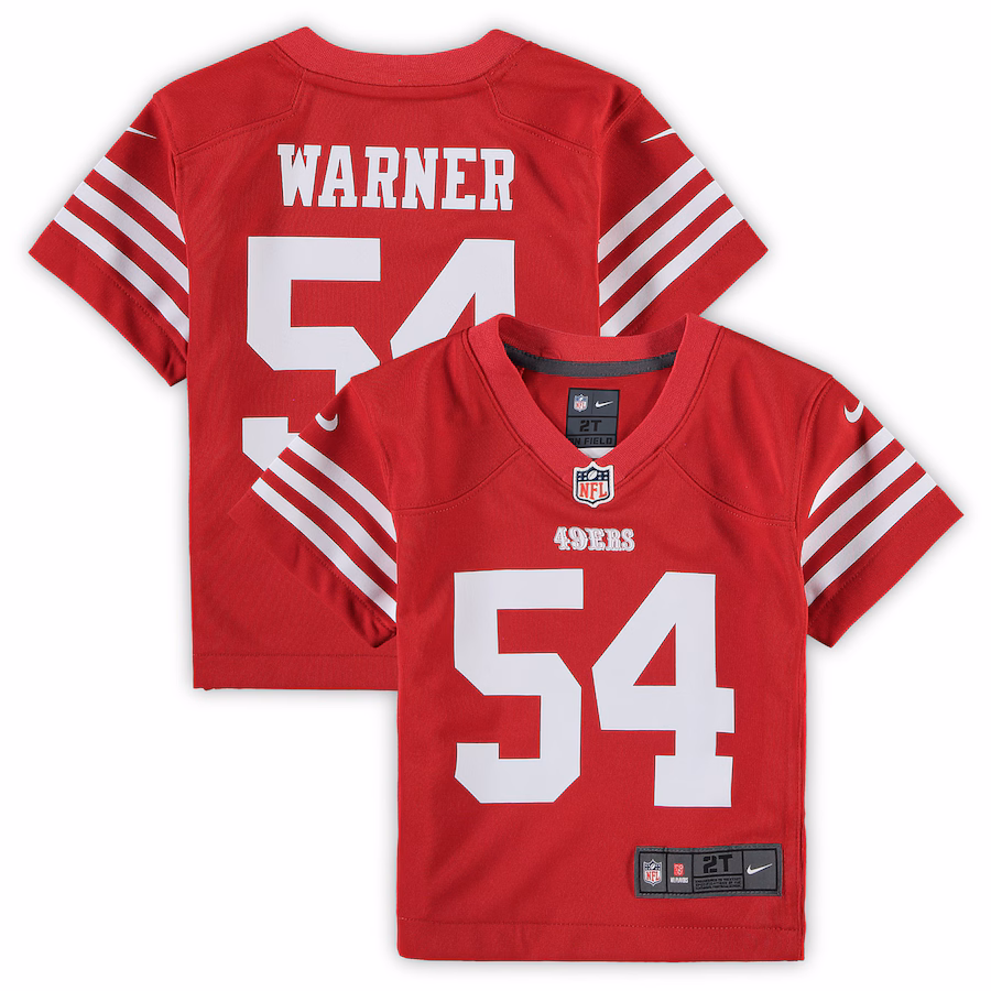Fred Warner San Francisco 49ers Nike Toddler Game Jersey - Scarlet