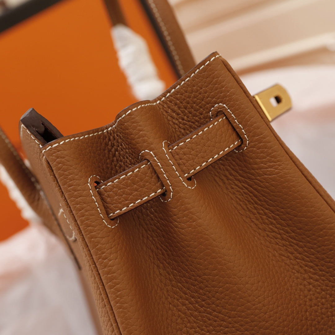 Hermes Birkin Bag 35 Brown Togo Gold Hardware