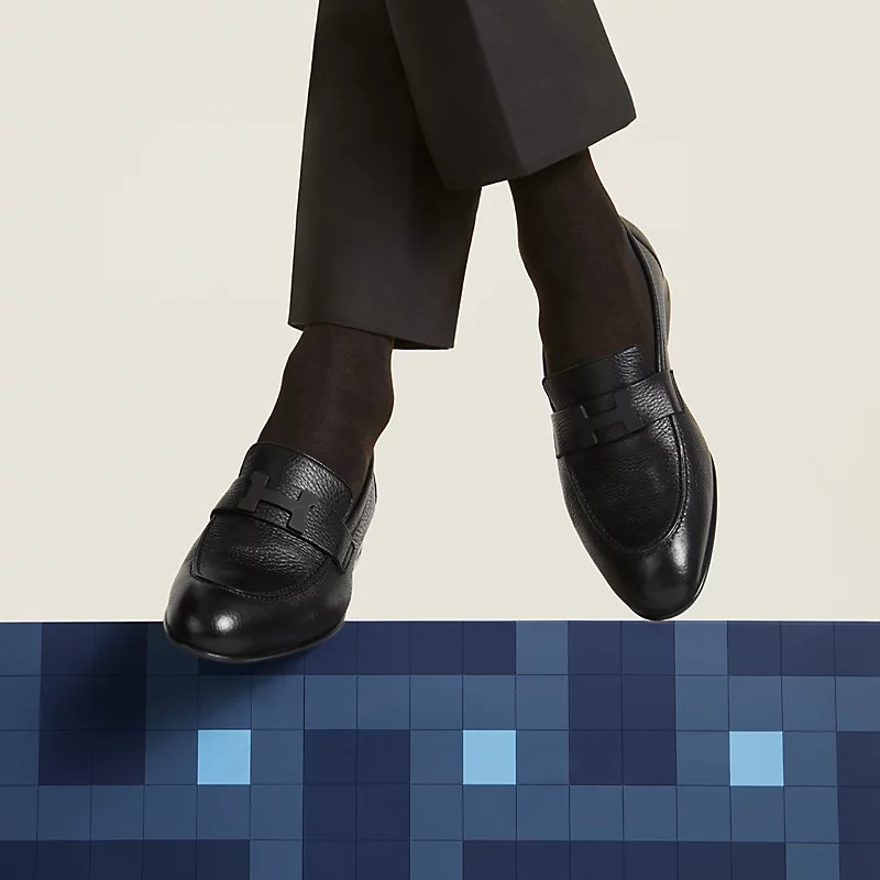 HERMES PARIS LOAFER NOIR