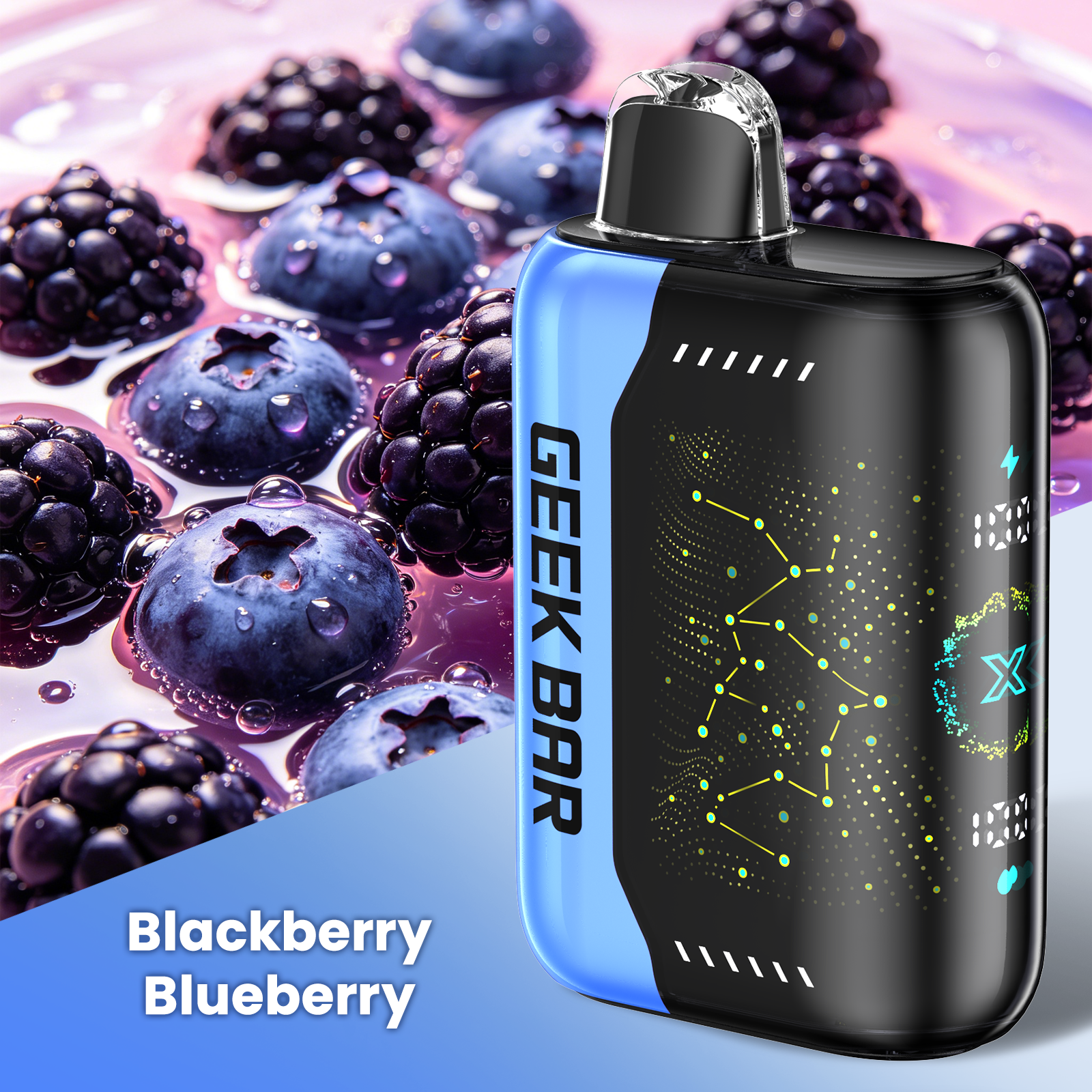 GEEK BAR PULSE X Blackberry Blueberry 25000 PUFFS