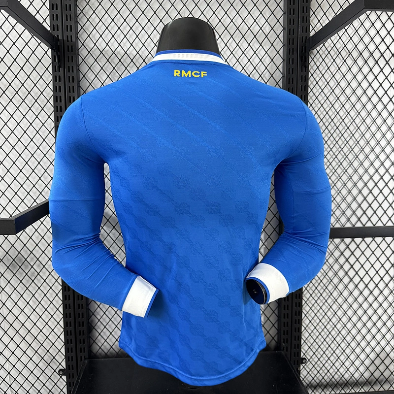 player 2025-26 Real Madrid Third Away Long sleeve football jersey