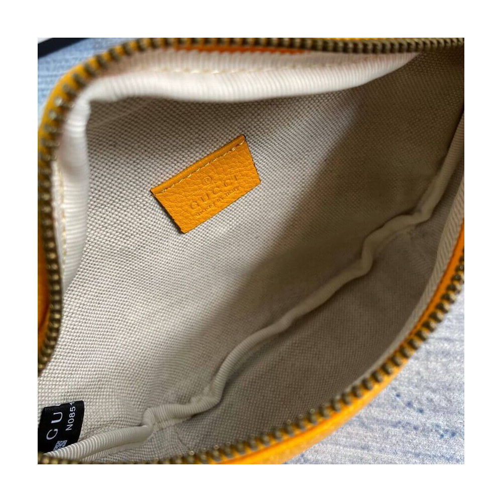 Gucci Print Small Belt Bag Waist Body Yellow