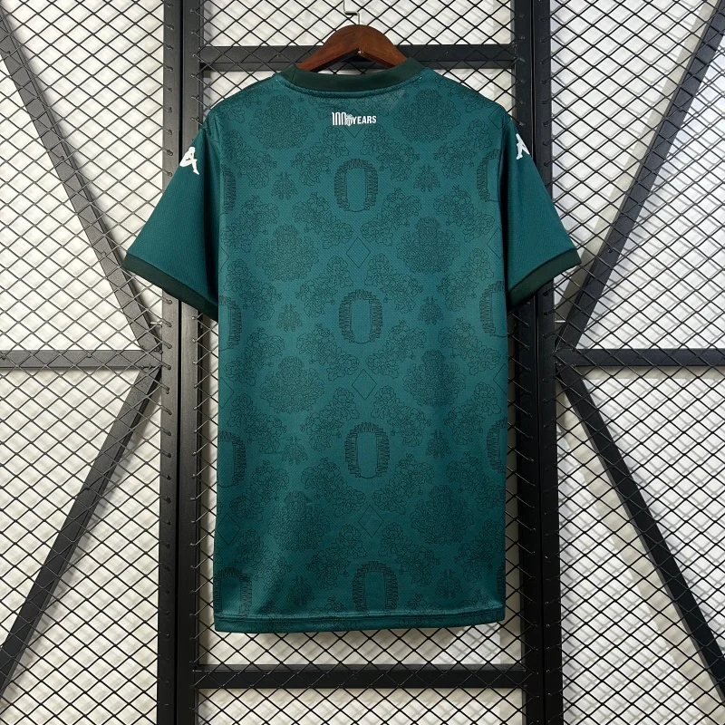 2025/2026 Ligue 1 Monaco Team Away Green White Football Jersey