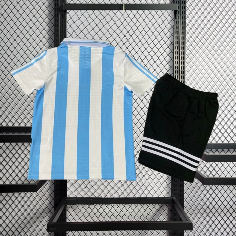 Retro Kids 1994 Kids Argentina Home Football jersey retro