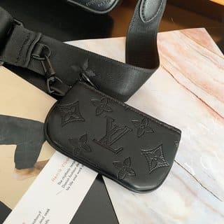 Louis Vuitton Duo Messenger Bag Black 25Cm M69827