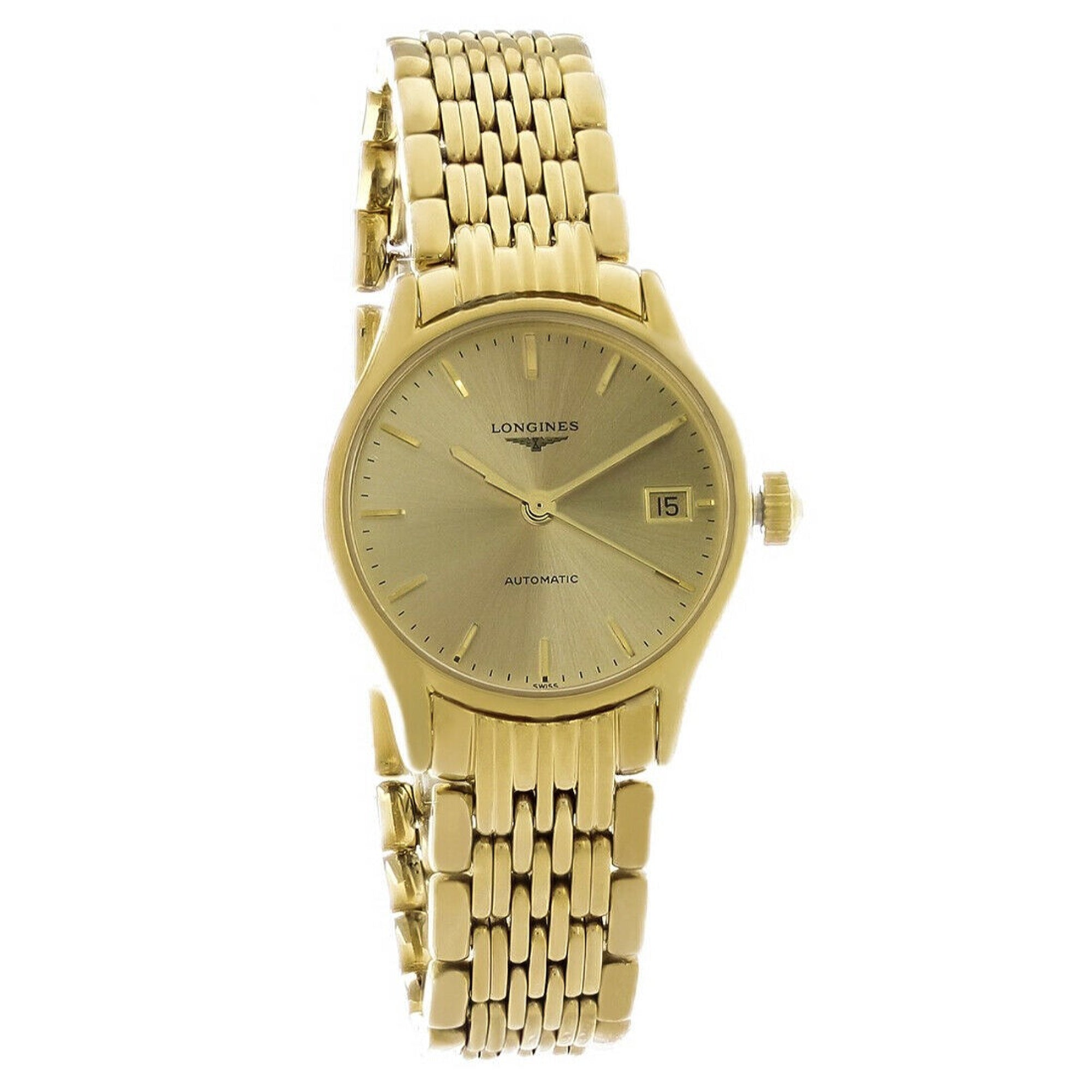 【Super Clone】Longines Women's L4.360.2.32.8 Les Grandes Gold-Tone Stainless Steel Watch