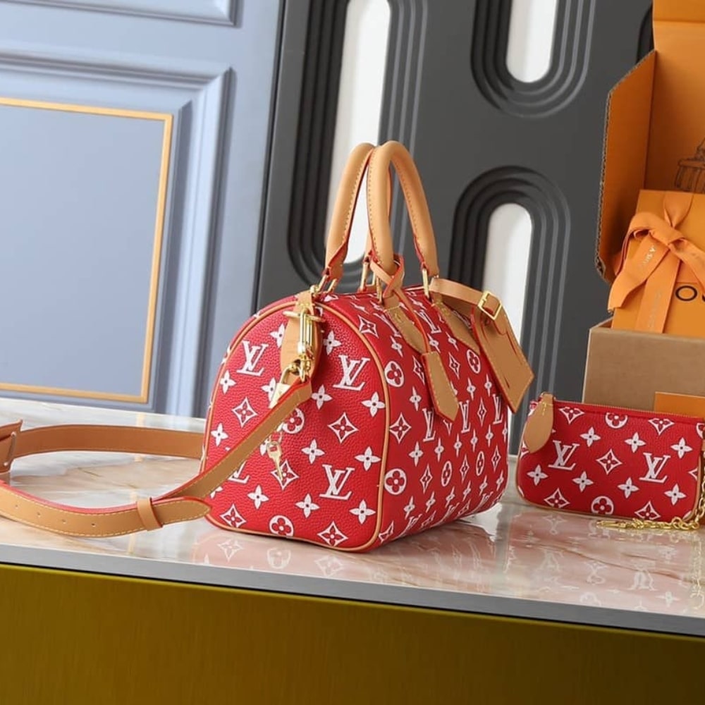 Louis Vuitton Speedy P9 Bandoulière 25 Autres Cuir Monogram Red 25Cm M24425
