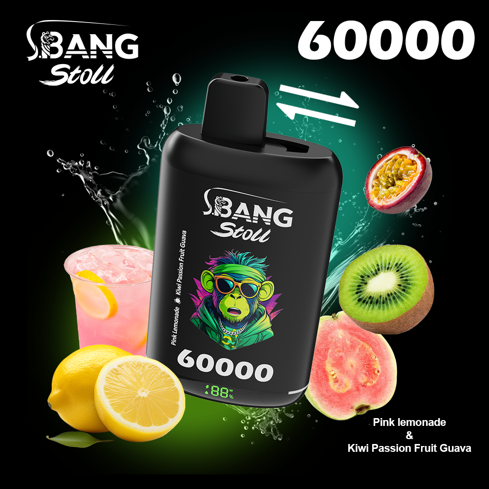 Bang Stoll 60K Puffs 2-in-1 Prefilled Vape | Dual Flavor, Rechargeable