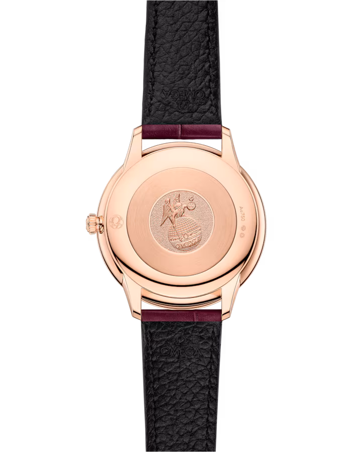 Omega De Ville Prestige 30mm White Dial with Diamonds Sedna™ 18k Rose Gold Strap 434.58.30.60.55.001