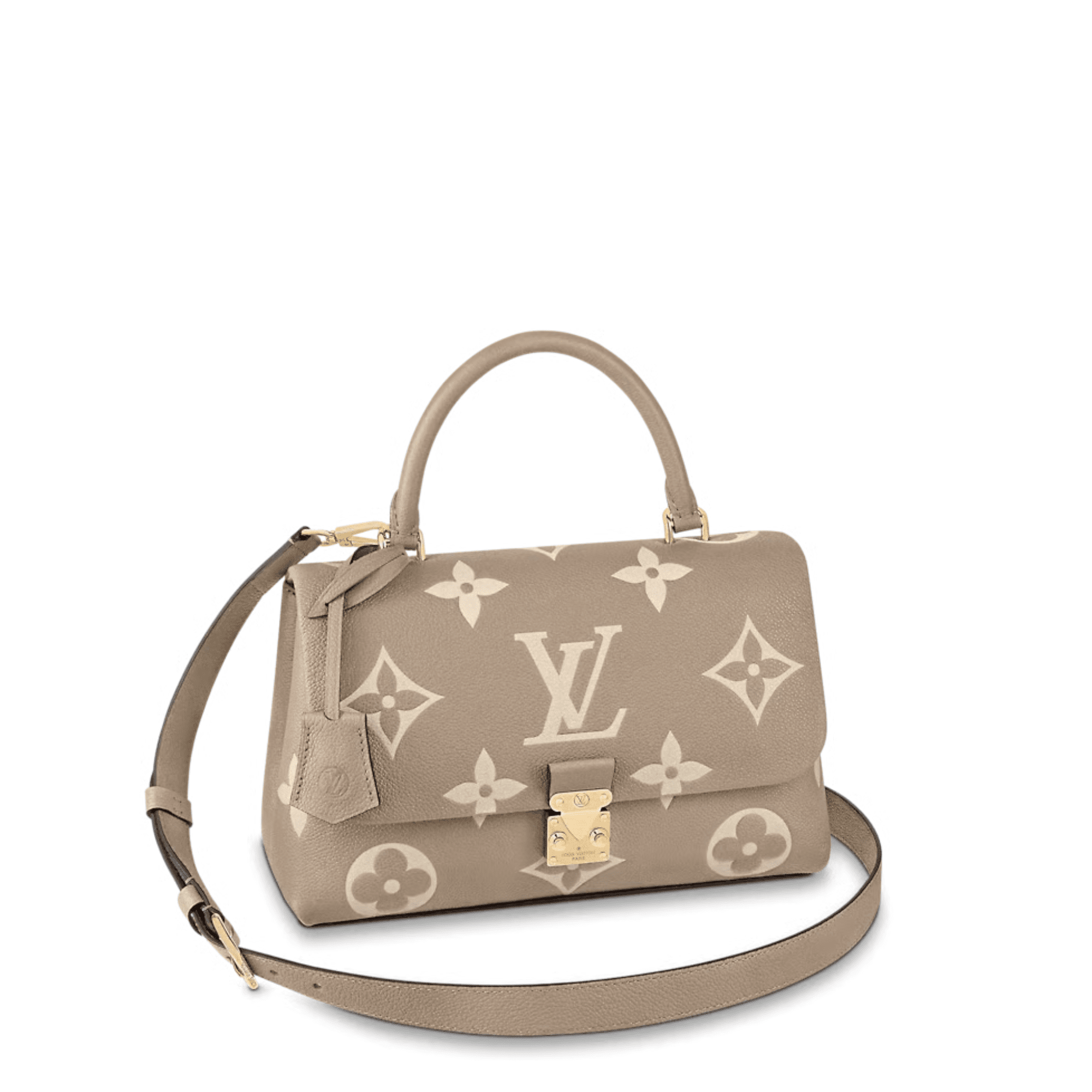 Louis Vuitton Madeleine MM Bicolor Monogram Empreinte Leather 30cm M46041- Women’s Handbags