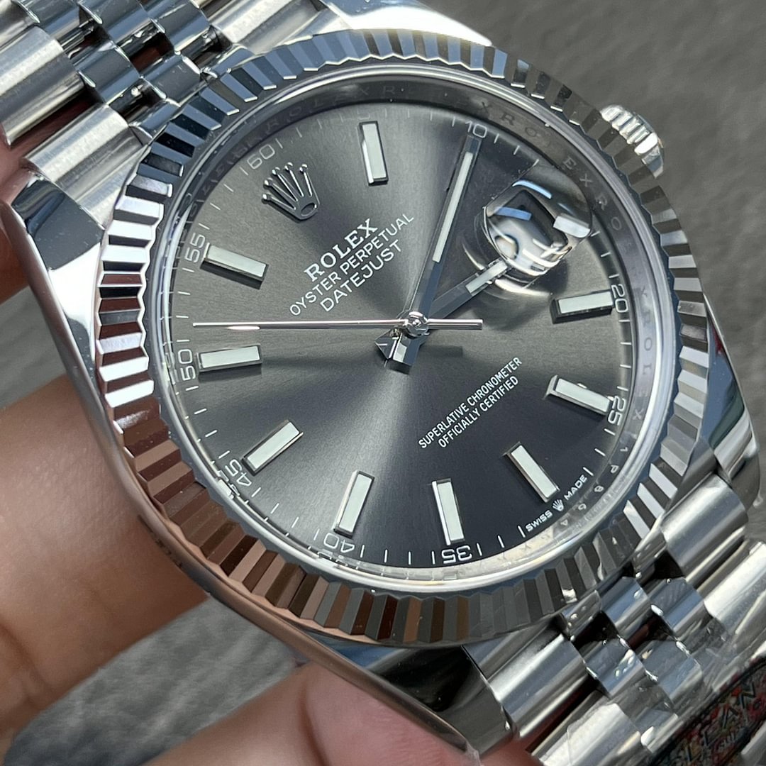 Rolex Datejust 41mm Rhodium Dial 126334 Jubilee