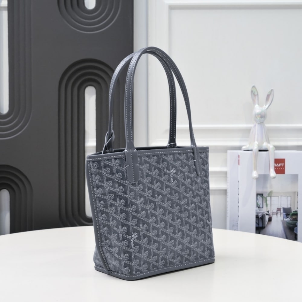 GOYARD ANJOU MINI BAG GREY 21CM
